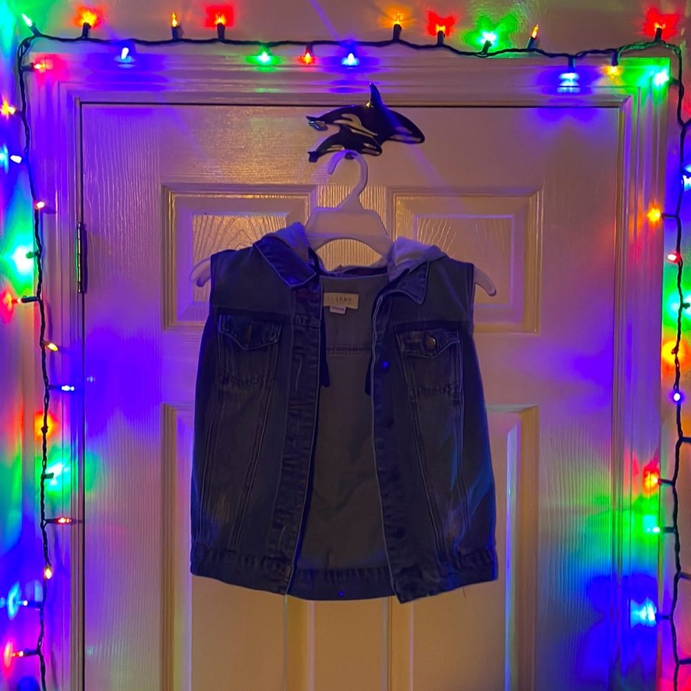 CI Sono Jean Jacket Cut Off sleeve
